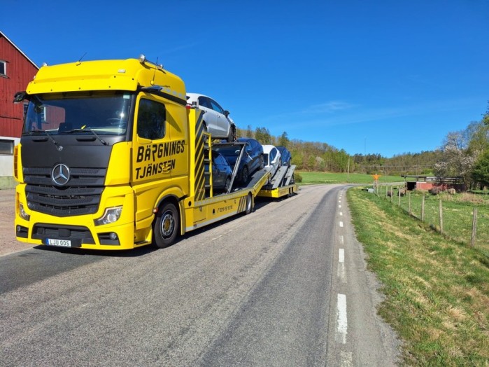 fordonstransporter mellan städer