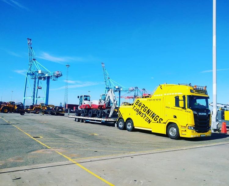 Maskintransport i Göteborg